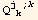 Q_ (jk ; k)^(jk ; k)