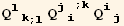 Q_ (lk)^(lk) _ (; l) Q_ (ji)^(ji)^(; k) Q_ (ij)^(ij)