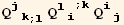 Q_ (jk)^(jk) _ (; l) Q_ (li)^(li)^(; k) Q_ (ij)^(ij)