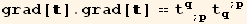 grad[].grad[] == t_q^q_ (; p) t_q^q^(; p)