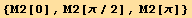 {M2[0], M2[π/2], M2[π]}