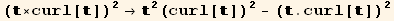                                2                2                 2                            2 (×curl[])  →   (curl[])  - (.curl[])